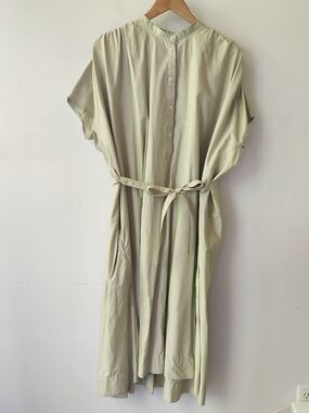 Uniqlo U Light Sage Oversized Dress L